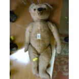 A Vintage Teddy bear with growler A/F