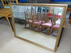 A large Gilt mirror