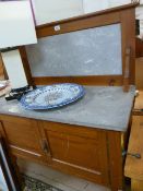A Satinwood Washstand