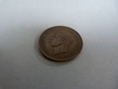 A 1951 penny, minted for the Festival of Britain in Bermuda