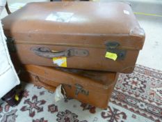 2 Vintage suitcases