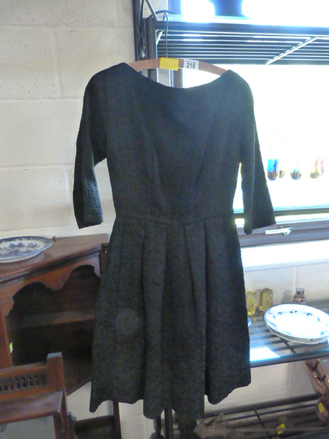 A black vintage dress