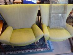 A pair of Conran armchairs