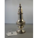 A Hallmarked silver sugar caster - weight 67.9g