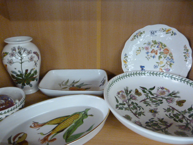 A quantity of Portmeirion, Royal Worcester and Aynsley china