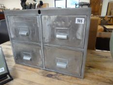 A Metal filing cabinet