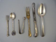 A small quantity of hallmarked silver cutlery