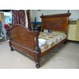 A large french bed