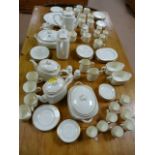 Large Volume of cream with gold detail Noritake. To inlcude a double tea service, double coffee
