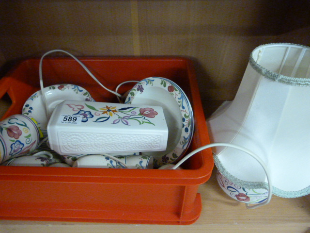 A Poole part tea set