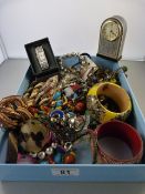 Box of costume jewellery