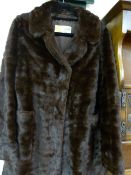 A brown mink coat A/F
