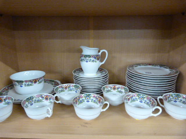 A part Czechoslovakian Tea service