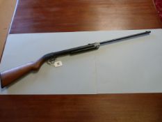 A Vintage "Diana" air rifle with walnut stock