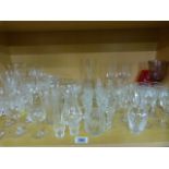 A quantity of various glassware in two boxes