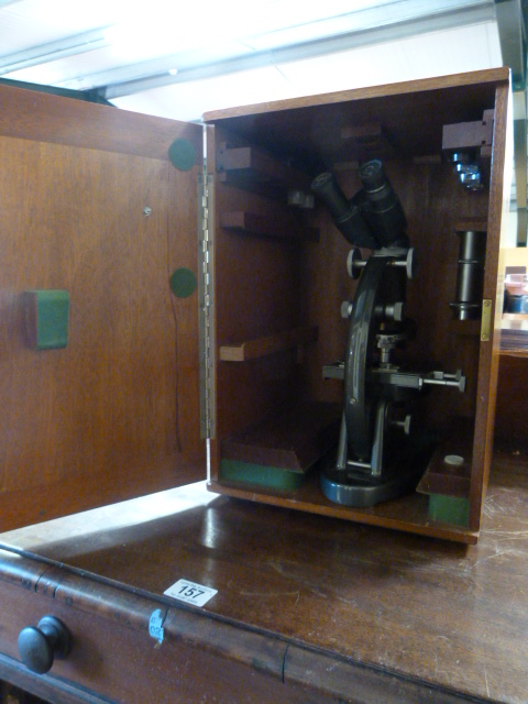 A C.Baker microscope incase