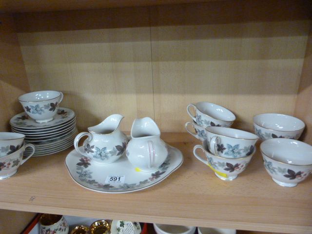 A Royal Doulton part tea service