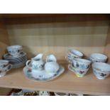 A Royal Doulton part tea service