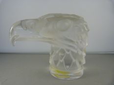 Tete d'aigle, signed Lalique France