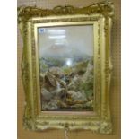 A watercolour of Dartmoor signed W Morrish