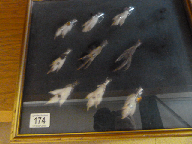 A Boxed set of Ptarmigan brooches, jewelled on mounts