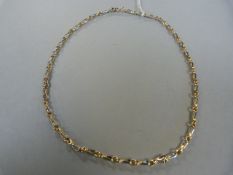 A 14 carat gold necklace approx. 24 gms