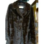 A brown mink coat A/F