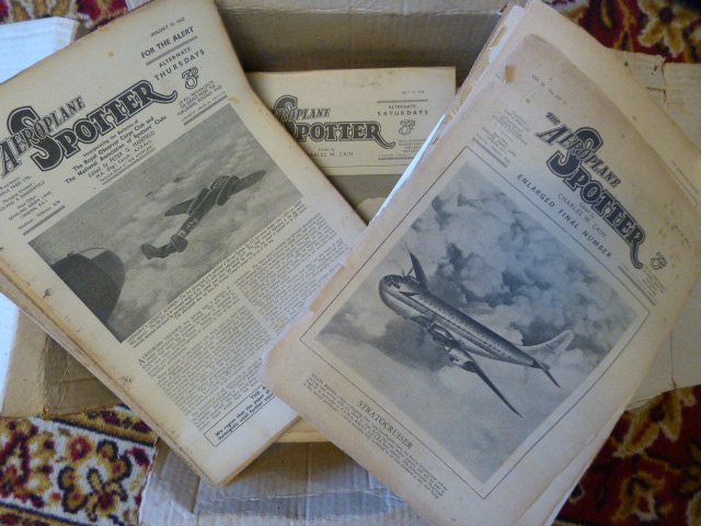 A large quantity of the Aeroplane spotter magazines c. 1940