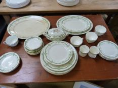 A large Green part dinner service 'Beryl'