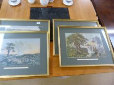 A Set of four Thomas John Baines engravings of African scenes