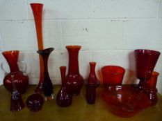 a quantity of studio glass to inc Wells Glass