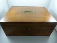 Victorian mahogany desk box