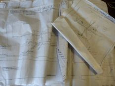 A quantity of blue prints from around Lyme Regis Water Co.