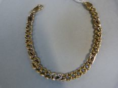 A 14 carat gold chain 24 gms