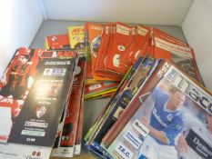 A quantity of football programmes from the Bournmouth Away games - circa 1960-1970