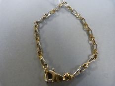 14 Carat gold bracelet approx. 10 gms