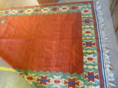 A coloured persian carpet