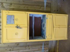 A Retro painted kitchen unit