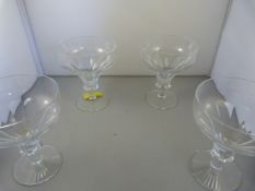 A Set of twelve William Yeoward glass Goblets 'Arabella'