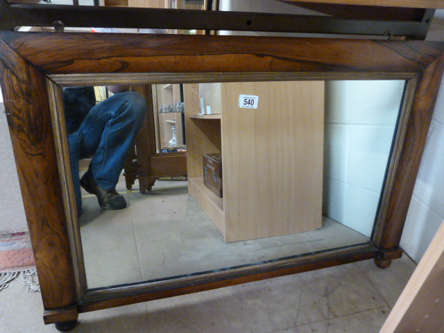 A rosewood overmantle - Image 2 of 2