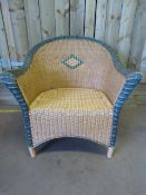 A Large wicker chair