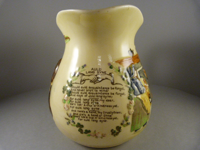 A Crown Devon Musical Jug for Robert Burns - Lyrics to 'Auld Lang Syne' - Image 6 of 8