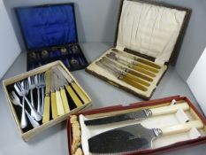 A quantity of silver plated cutlery (all boxed)