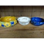 A Coalport bowl and two others