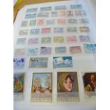 A stamp album consisting of stamps from around the World