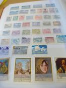 A stamp album consisting of stamps from around the World