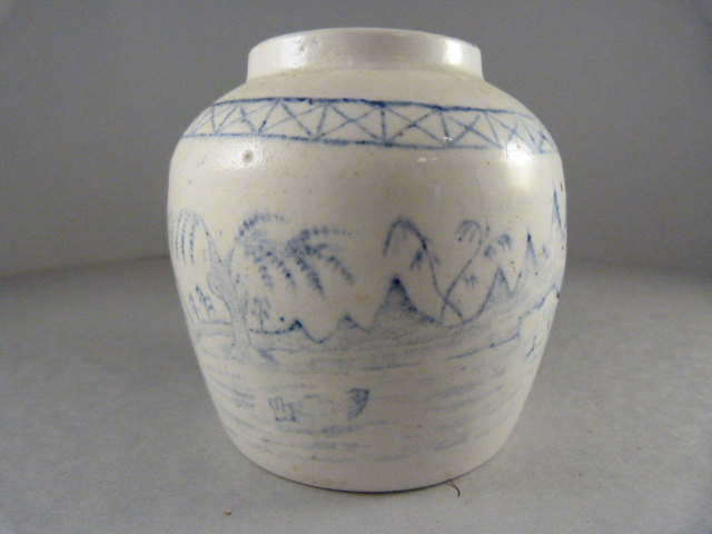 A Chinese censor depicting dragons and a Chinese vase with river and mountain scene. - Image 13 of 20
