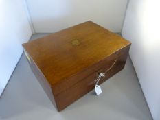 A Mahogany writing slope