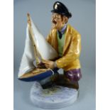 Royal Doulton figurine "Sailors Holiday" HN2442 styled by Martin Nicol. Last produced in 1979