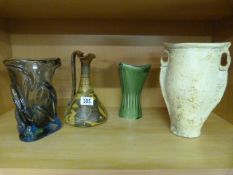 Four various vases